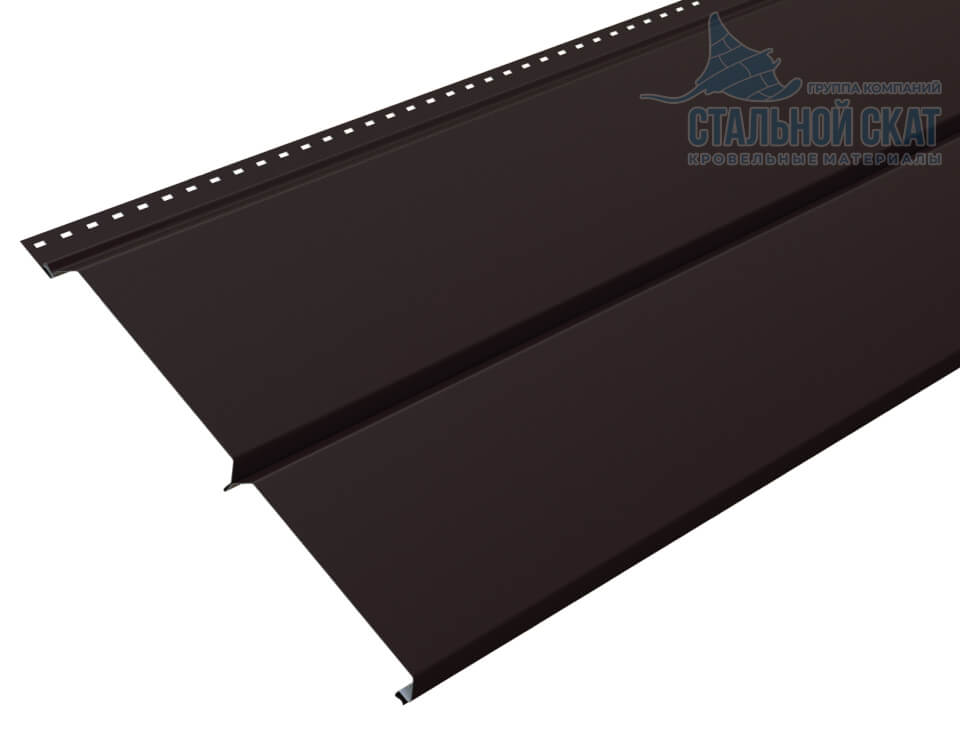 Сайдинг Lбрус-XL-14х335 (VALORI-20-DarkBrown-0.5) в Черноголовке