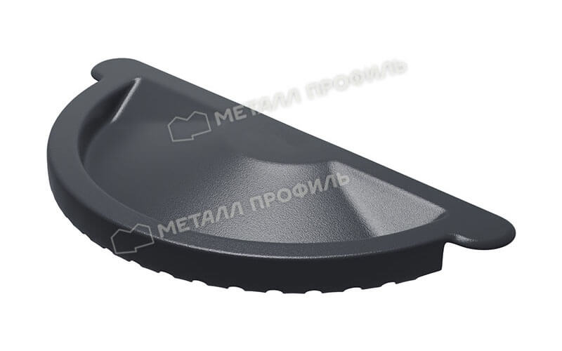 Заглушка желоба D125 Foramina Freeze (FRZ_D-01-GreyGrey-0.6) в Черноголовке