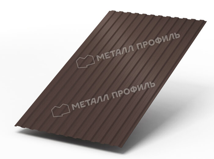 Профнастил МП10 х 1100 - A (ПЭ-01-8017Color-0.4±0.08мм) в Черноголовке