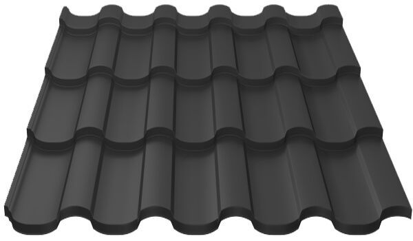 Металлочерепица МП Монтекристо-S (PureTech_Mat-20-7021-0.5)