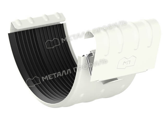 Соединитель желоба Foramina PUR D150 (PUR_Д-01-9010\9010-0.6)