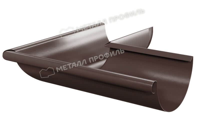 Угол желоба наружный Foramina PUR D150 (PUR_Д-01-8017\8017-0.6)